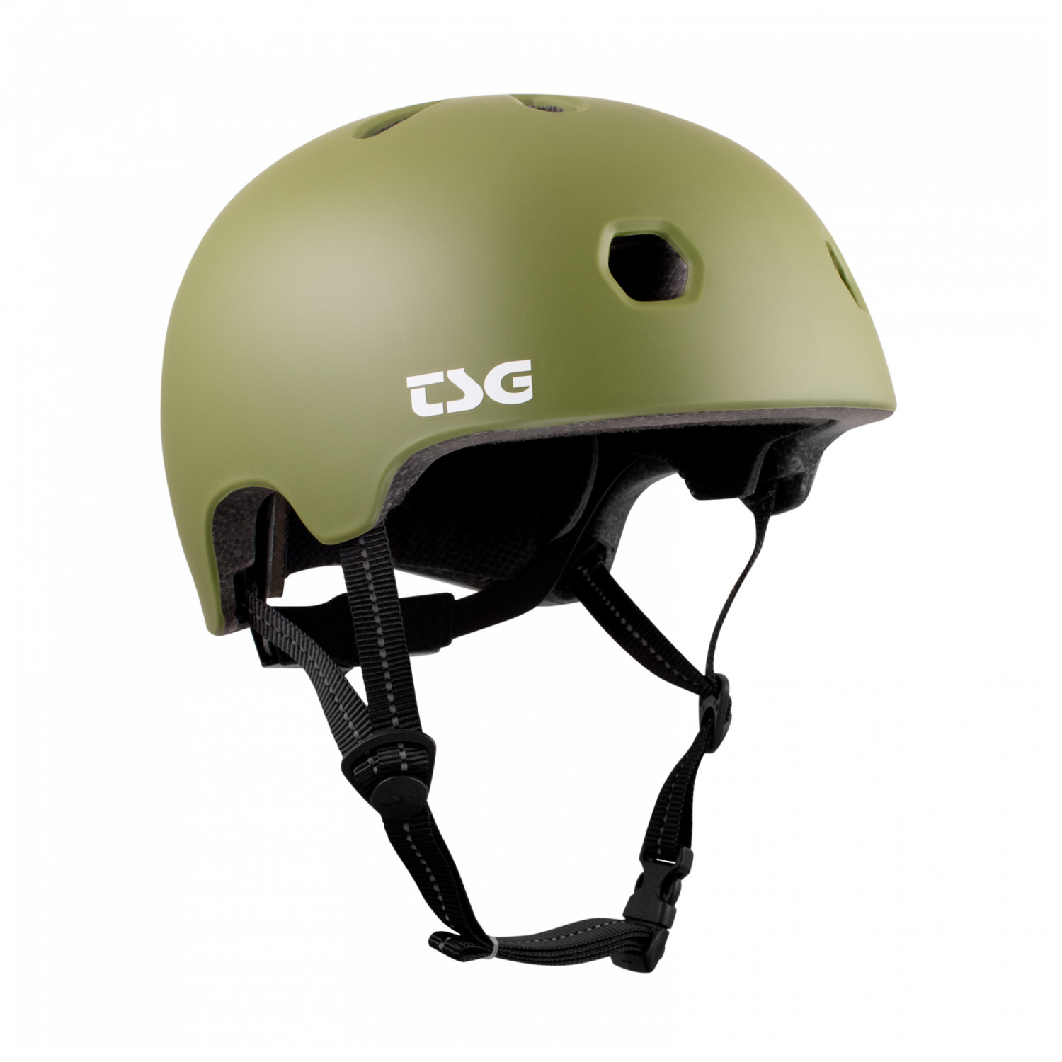 Велосипедный шлем Tsg Meta Solid Color, цвет Satin Olive