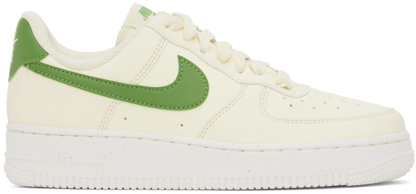 

Бело-зеленые кроссовки Air Force 1 '07 Next Nature Nike, Зеленый, Бело-зеленые кроссовки Air Force 1 '07 Next Nature Nike
