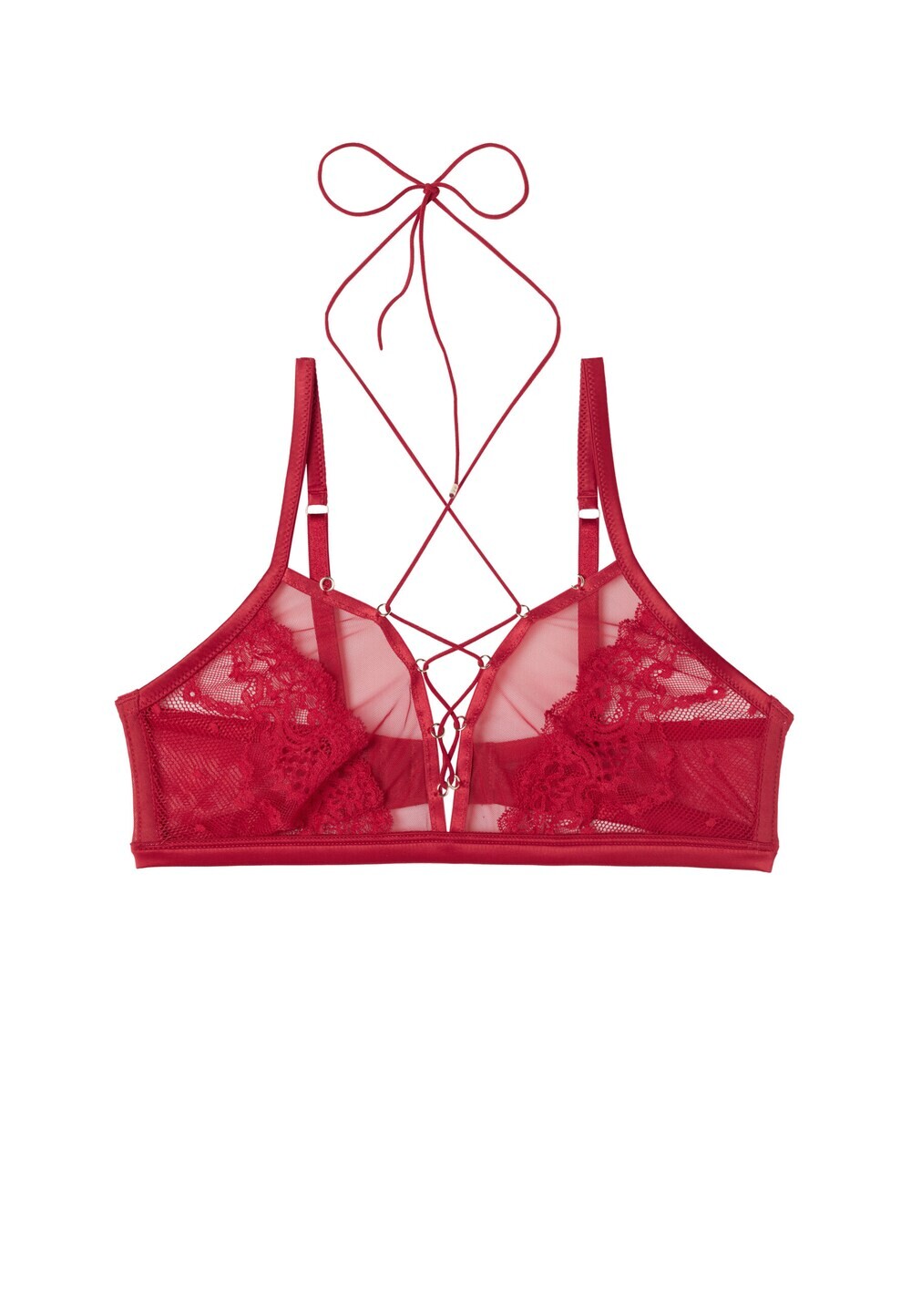 

Треугольный бюстгальтер Intimissimi, красный