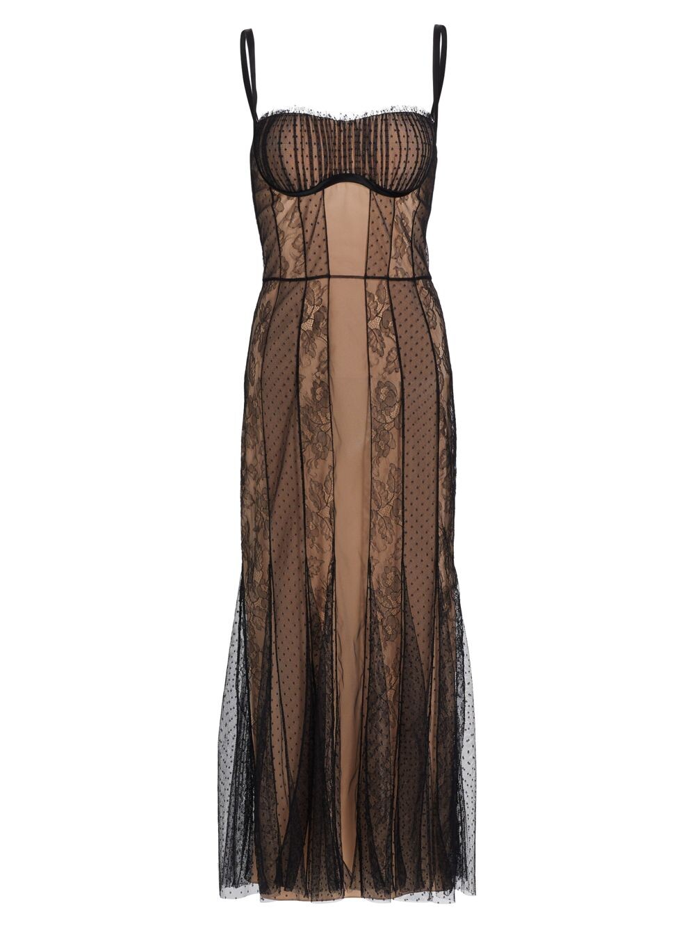 

Кружевное платье-комбинация Jason Wu Collection, бежевый