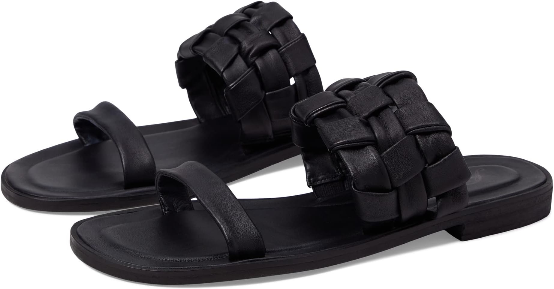 

Сандалии на плоской подошве Woven River Sandal Free People, черный