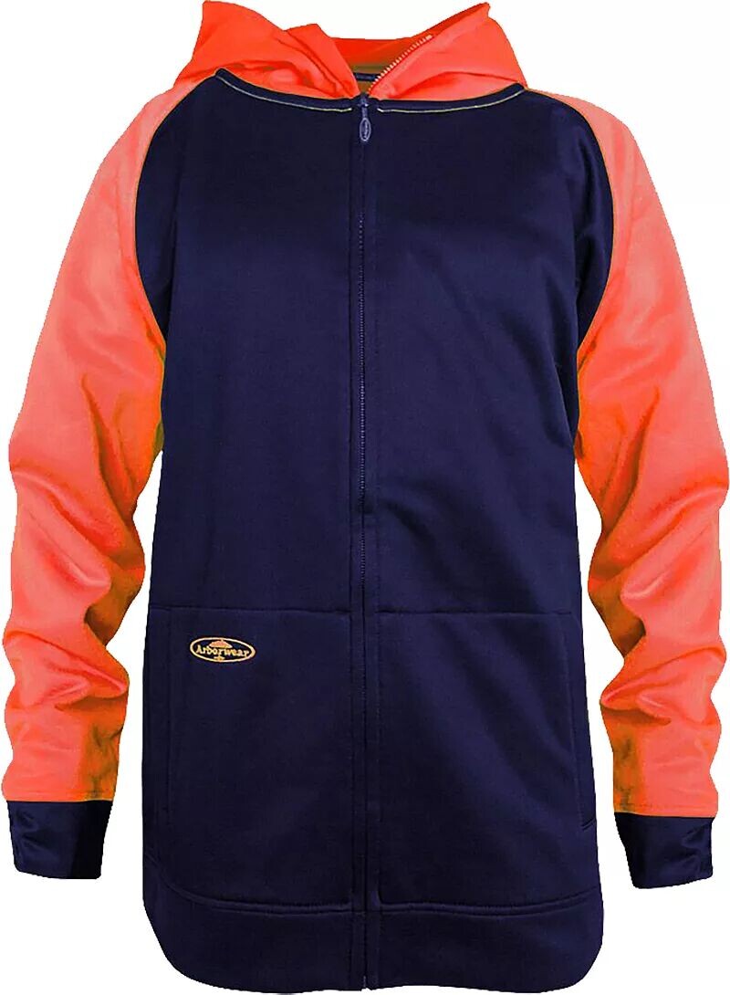 

Arborwear Мужская двухцветная толстовка с двойной молнией и полной молнией в технологическом стиле