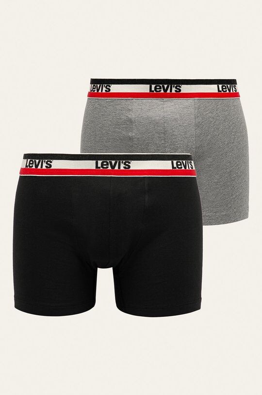 

Боксеры (2 пары) Levi's, черный