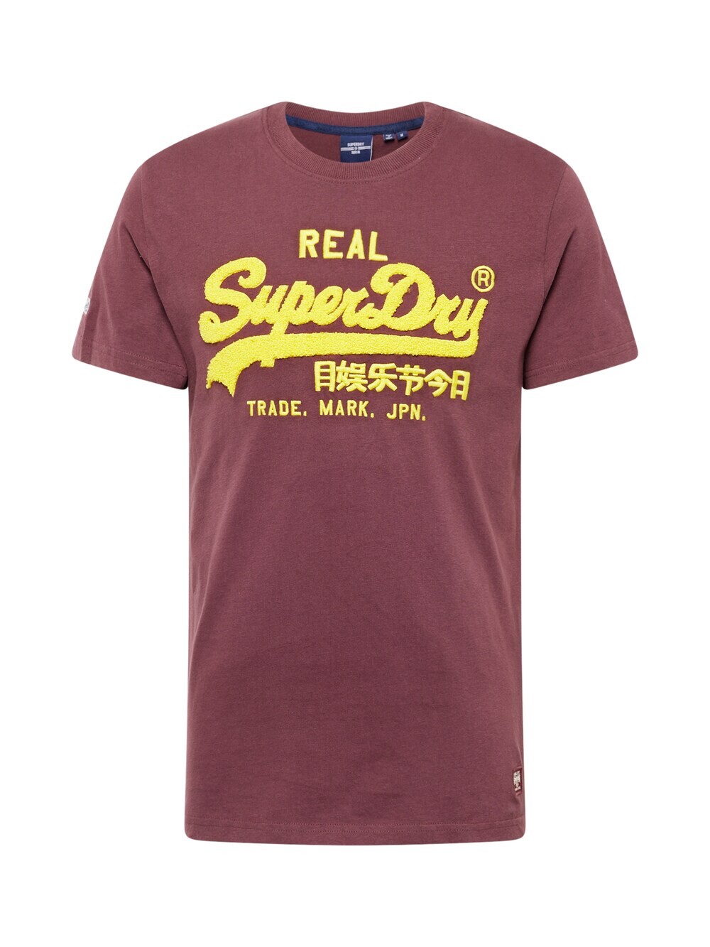 

Зауженная футболка Superdry CHENILLE, темно-красный
