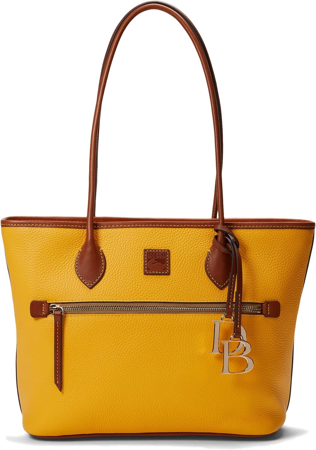 

Сумка-тоут с галькой Dooney & Bourke, цвет Dandelion