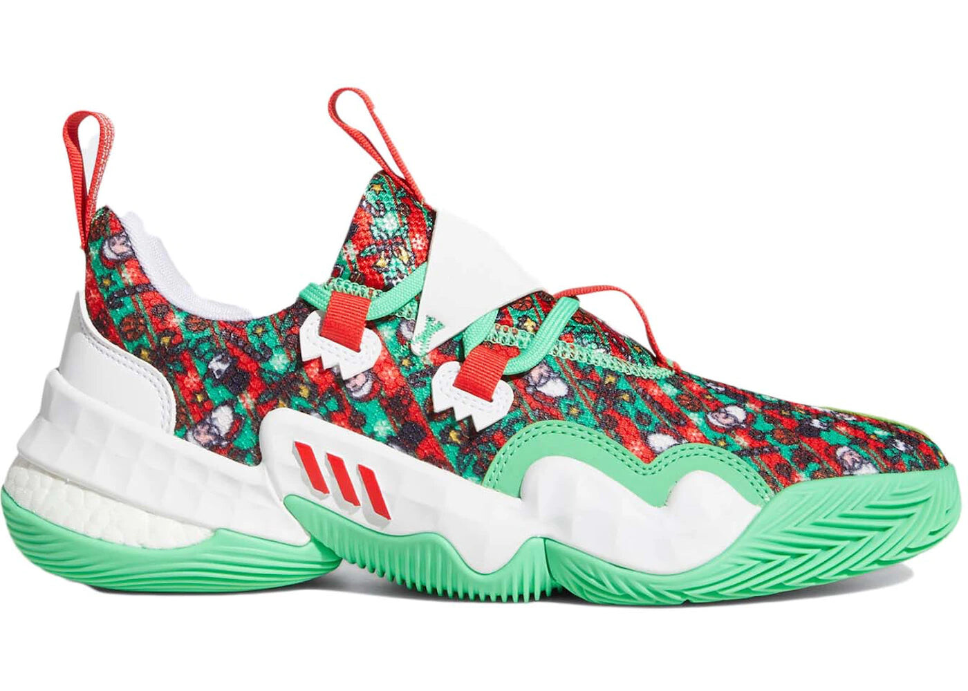 

Кроссовки мужские Adidas Trae Young 1 Christmas, разноцветный