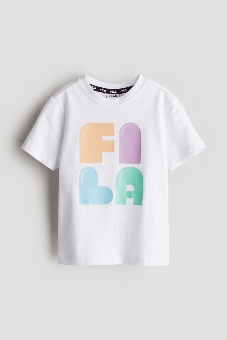 

Футболка с рисунком Langdorf Fila, белый