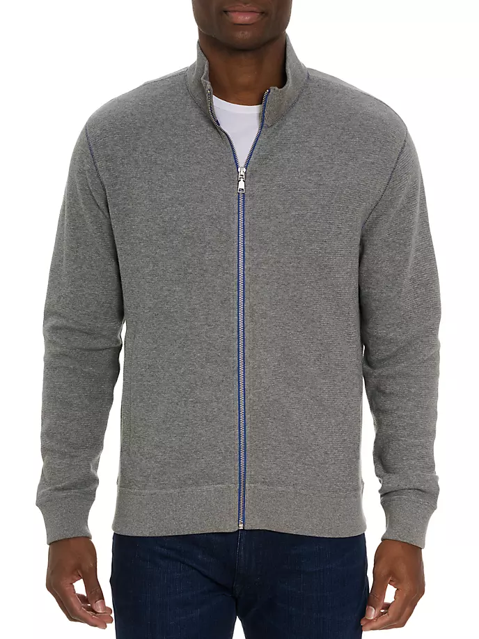 

Вязаный кардиган Moser Robert Graham, серый