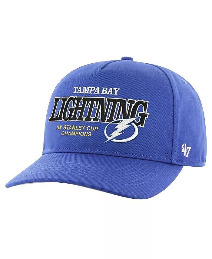 

47 брендовая мужская регулируемая кепка Tampa Bay Lightning 3X Кубка Стэнли Чемпионов для пенальти '47 Brand, синий