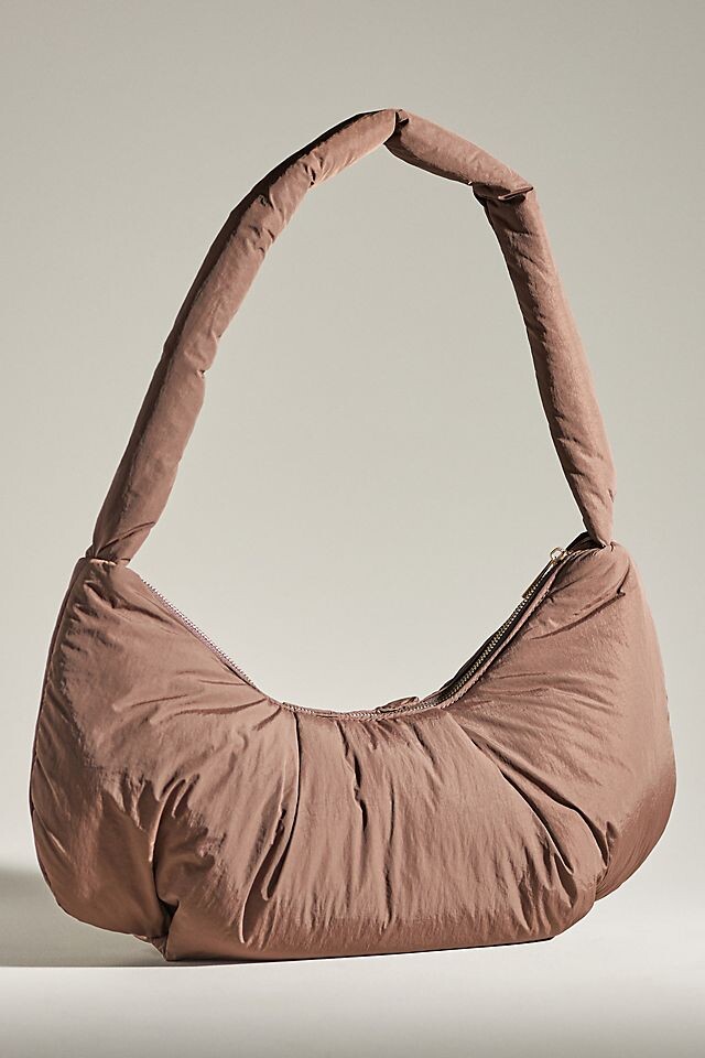 

Сумка-слинг Anthropologie Puff, коричневый