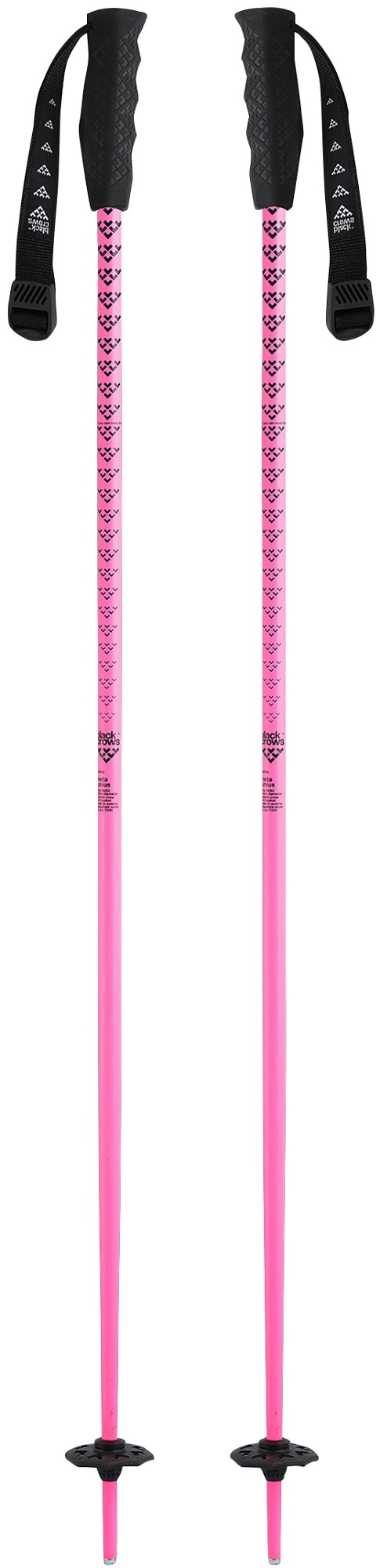 Лыжные палки Meta - пара black crows, розовый палки лыжные larsen universal 90