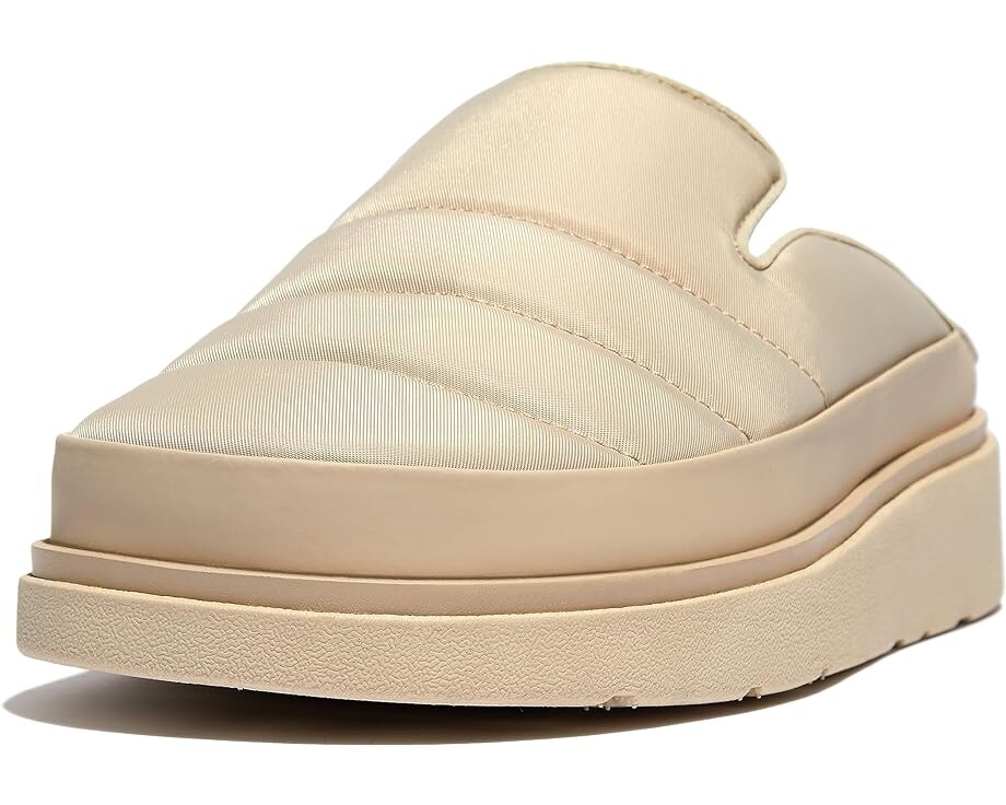 

Сабо FitFlop Gen-FF Water-Resistant Fabric/Leather Mules, цвет Stone Beige