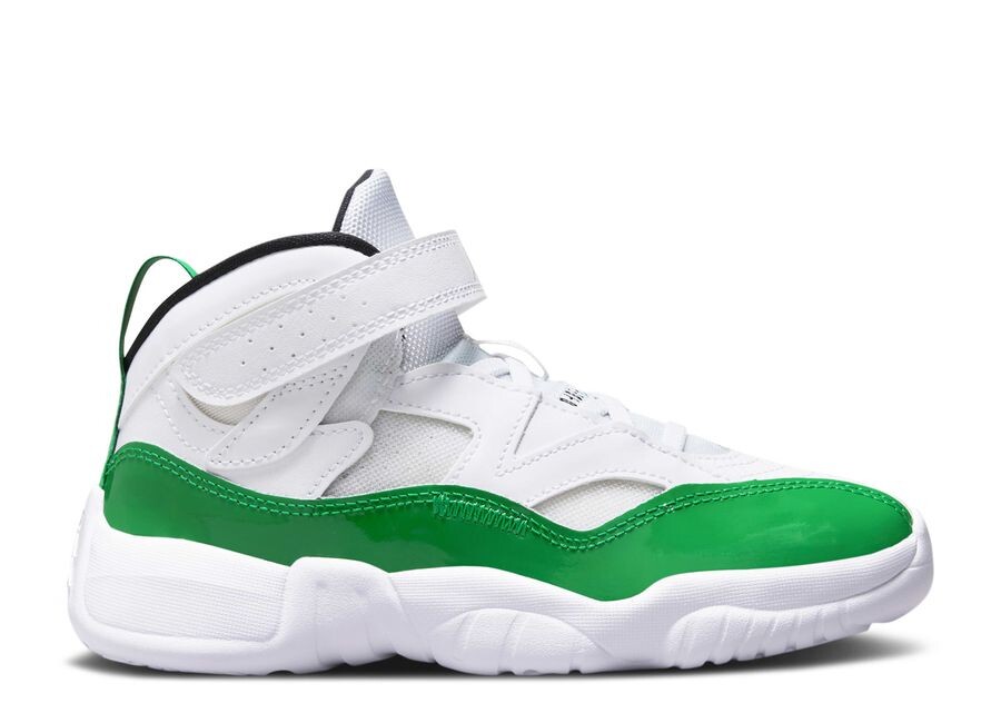 

Кроссовки Air Jordan Jumpman Two Trey PS, цвет White Lucky Green