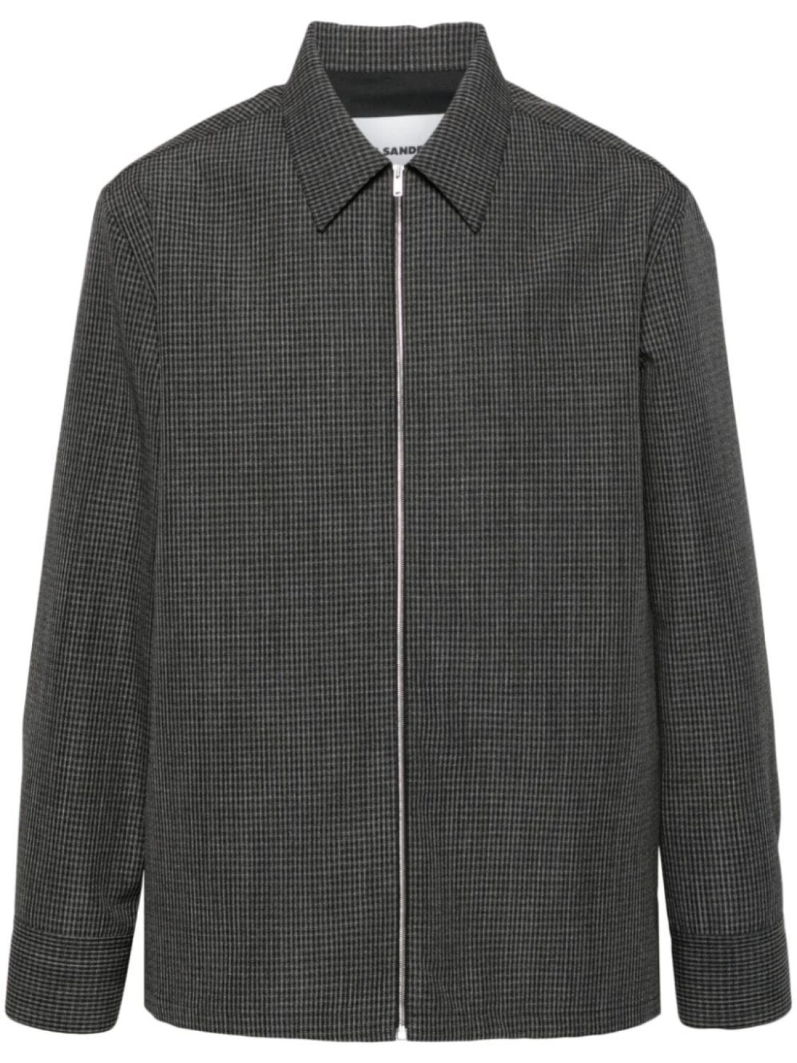 

Jil Sander рубашка в клетку, серый