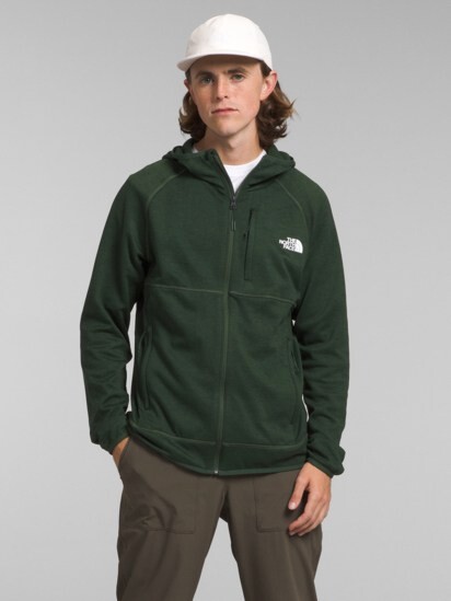 

Флисовая толстовка Canyonlands — мужская The North Face, зеленый
