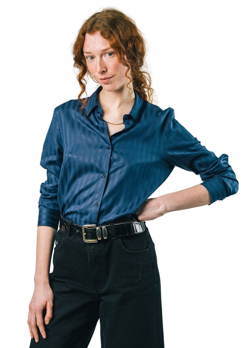 

Рубашка Brava Fabrics с коротким рукавом, синий