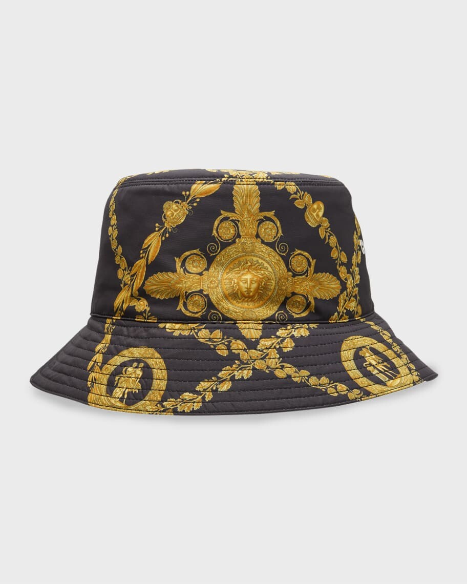 

Мужская нейлоновая панама с принтом Medusa Versace