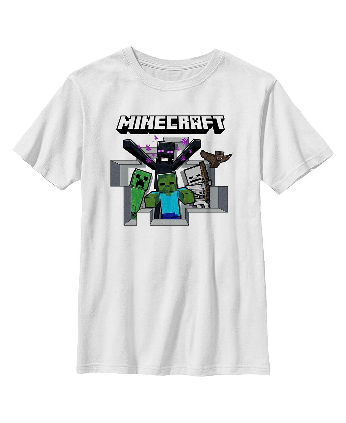 

Детская футболка Minecraft Enemy Mobs для мальчика Microsoft