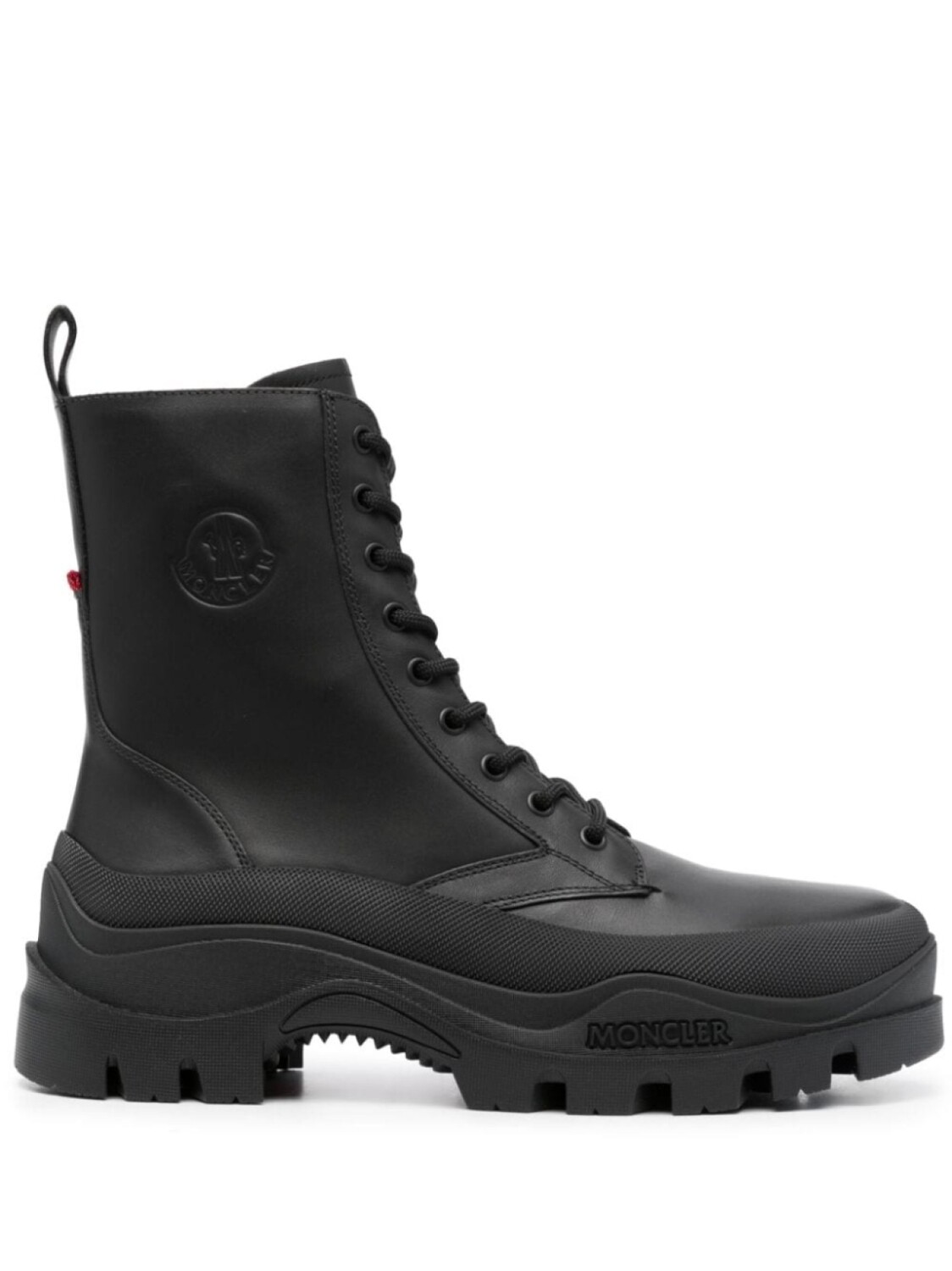 

Moncler ботинки с тисненым логотипом, черный