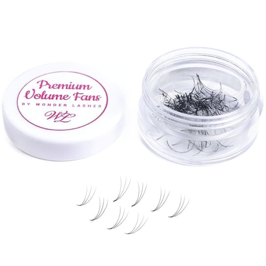 

Мм Wonder Lashes, Volume Fans 3D Loose Lashes, C, 11, WonderLashes