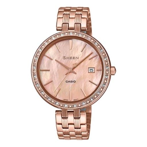 

Часы CASIO Female SHEEN Japan / South Korea Fashion Rose Gold Analog, розовый