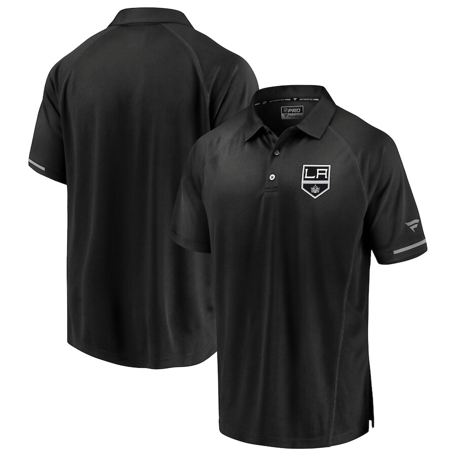 

Поло с коротким рукавом Fanatics Branded Los Angeles Kings, черный