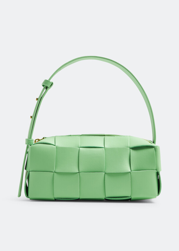 

Сумка Bottega Veneta Small Brick Cassette, зеленый