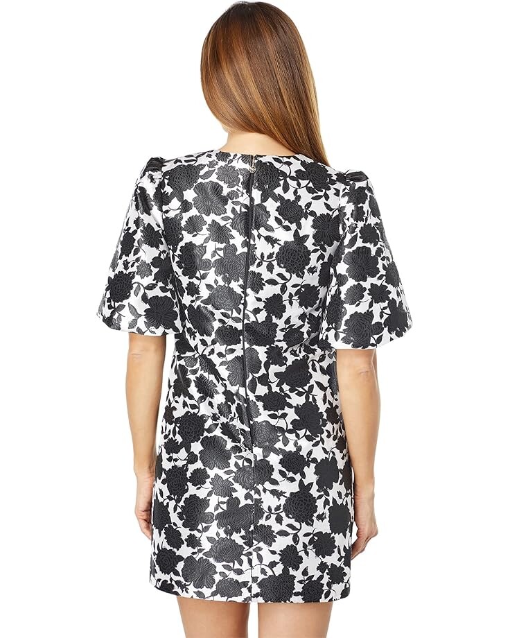 

Платье Kate Spade New York Bicolor Floral Taxi Dress, цвет French Cream