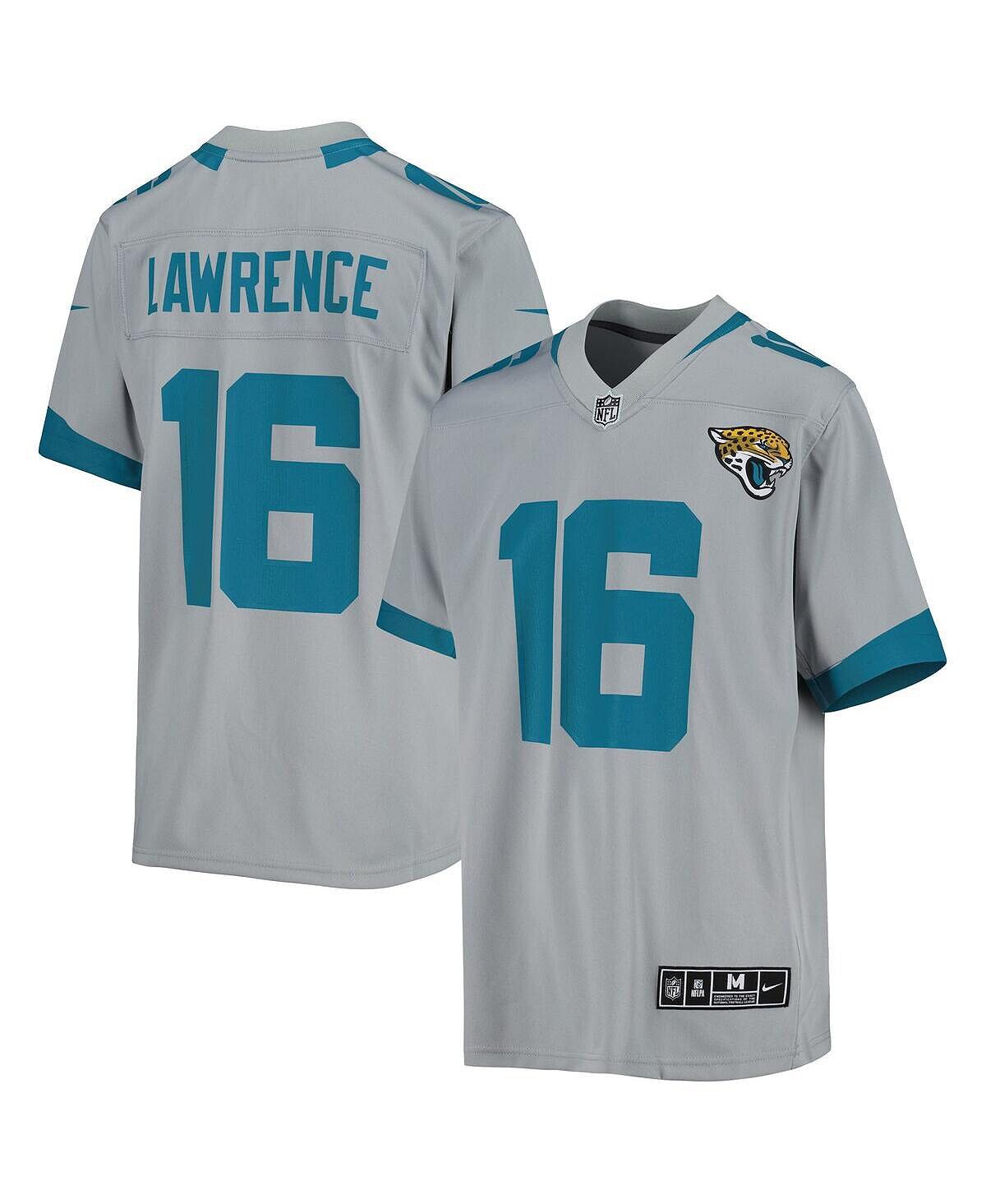 

Джерси Big Boys Trevor Lawrence Silver Jacksonville Jaguars Inverted Team Game Nike