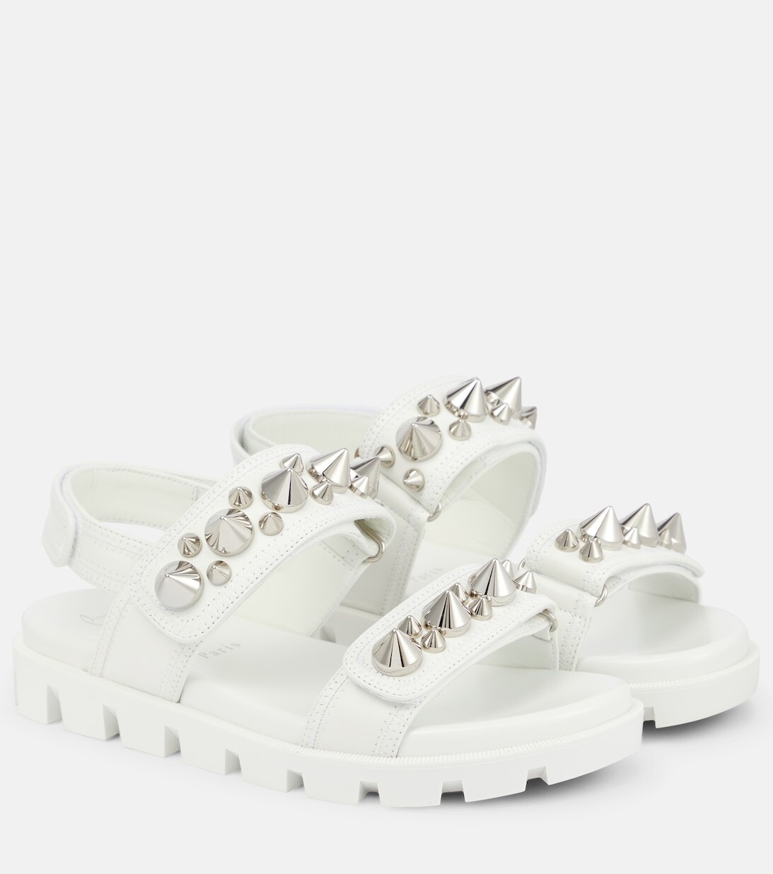 

Кожаные сандалии Spikita Cool Christian Louboutin, белый
