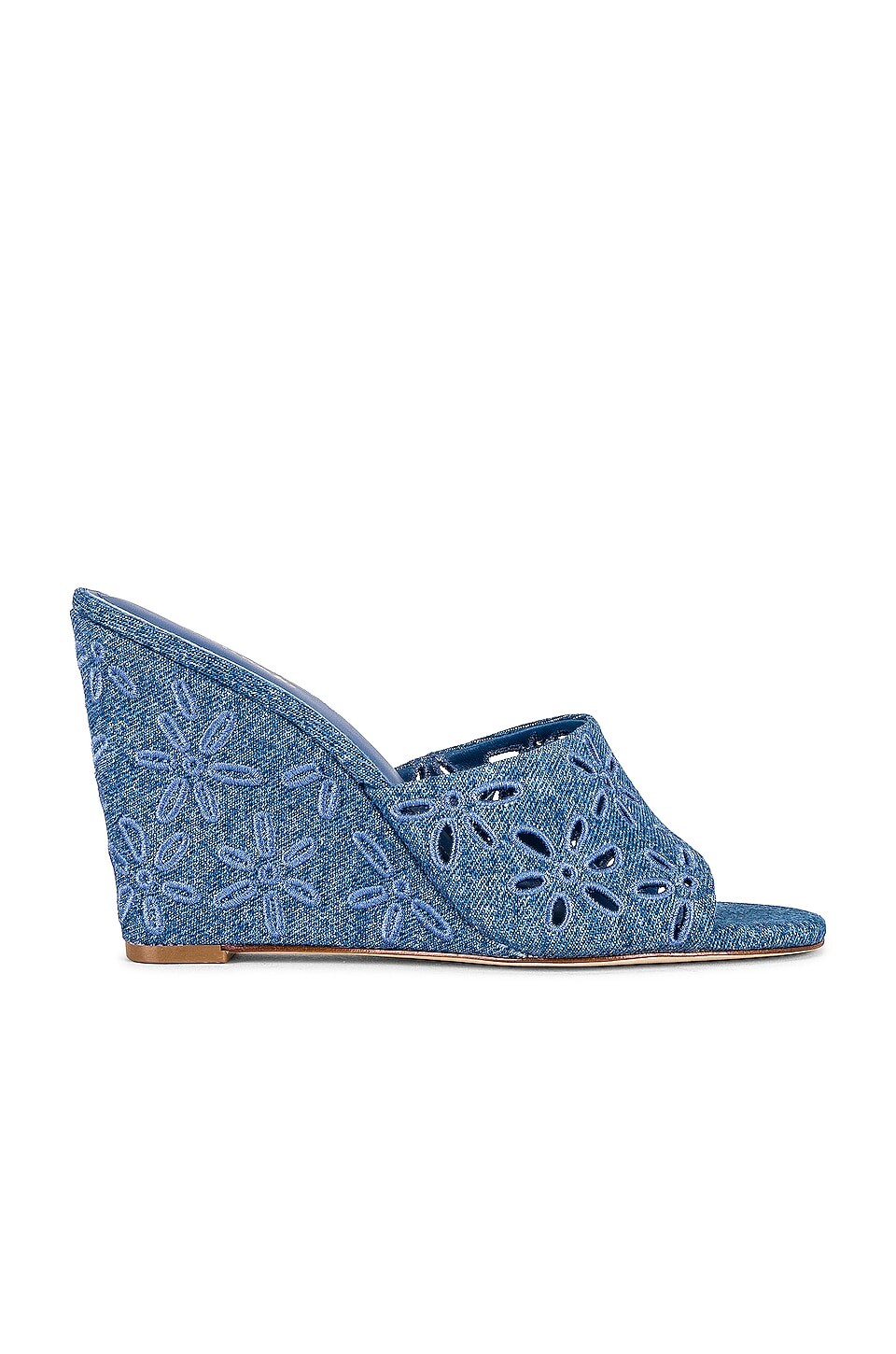 

Мюли Larroude Jackie, цвет Denim Stoned Blue
