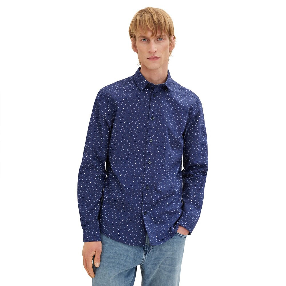 

Рубашка Tom Tailor Printed 1034883, синий
