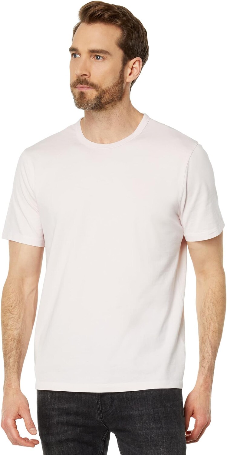 

Футболка Vince Garment Dye Short Sleeve Crew, цвет Washed Rose Quartz