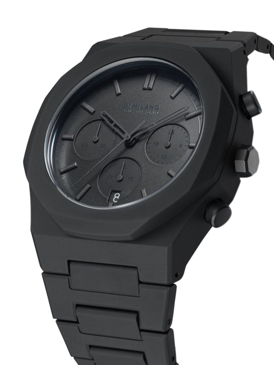 

D1 Milano наручные часы Shadow Polycarbon 40.5 мм, черный