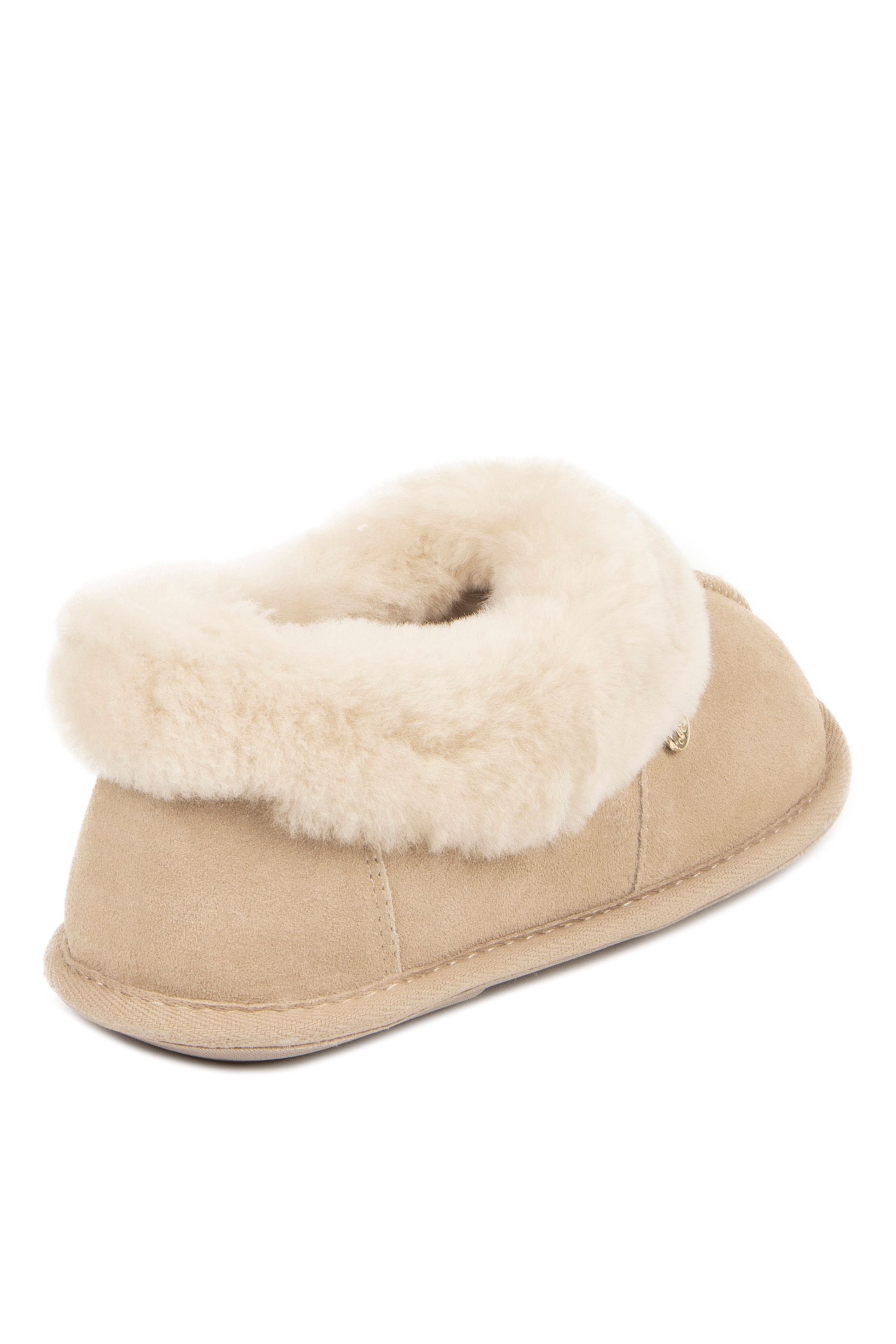 Классические женские тапочки из овчины Just Sheepskin, коричневый – купить  из-за границы через сервис «CDEK.Shopping»