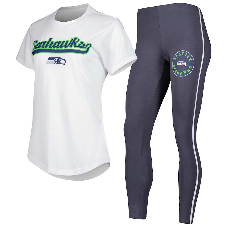 

Пижамный комплект Concepts Sport Seattle Seahawks, белый