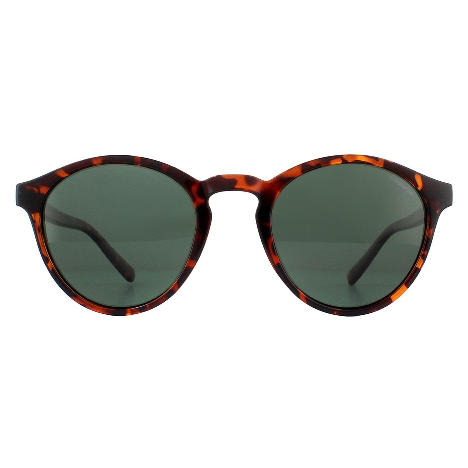 Круглые поляризованные солнцезащитные очки зеленого цвета Havana Polaroid, коричневый v08 6 5x16 5x114 3 d67 1 et38 s