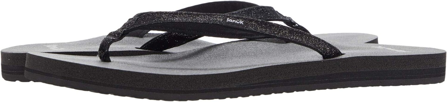 

Шлепанцы Yoga Joy Sparkle Sanuk, цвет Black Sparkle