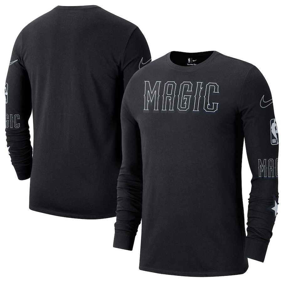 

Футболка с длинным рукавом Nike Orlando Magic, черный