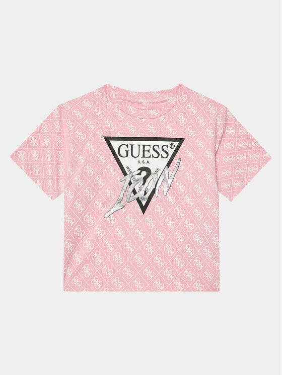 

Футболка свободного покроя Guess, розовый