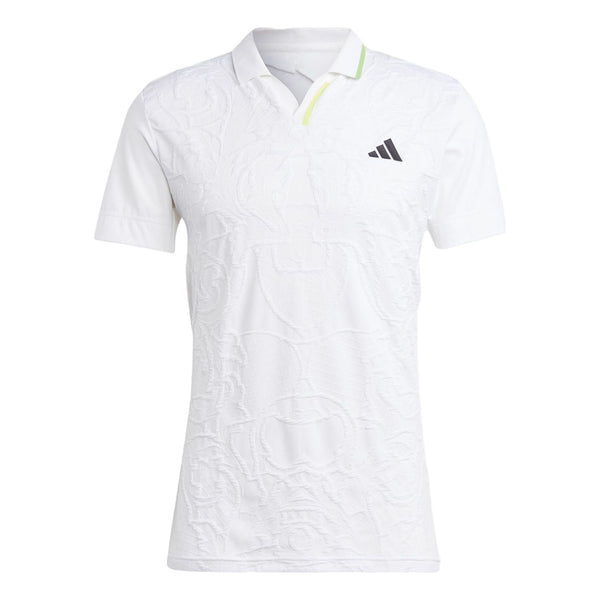 футболка adidas mens tennis sports polo shirt white белый Футболка adidas AEROREADY FreeLift Pro Tennis Polo Shirt 'White', белый
