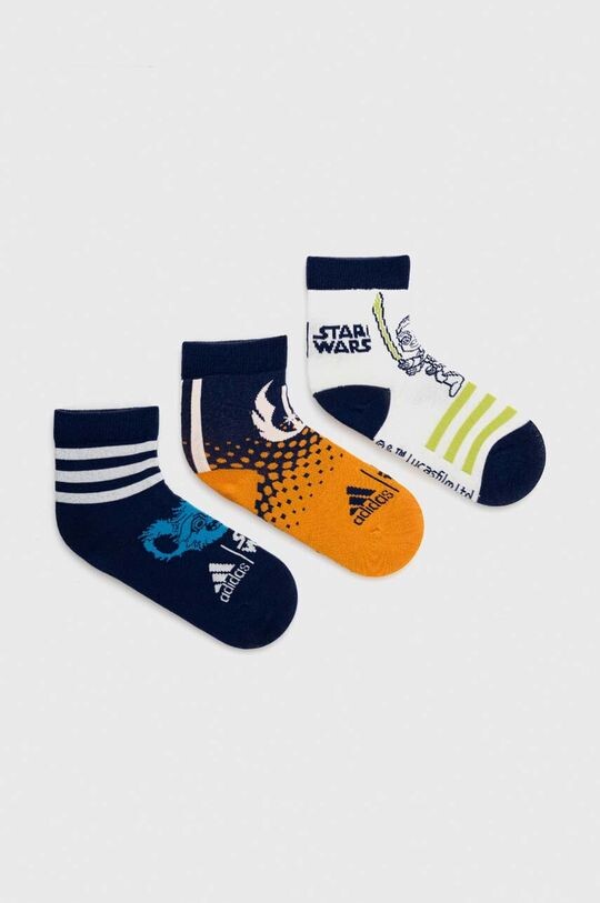 

adidas Performance Детские носки x Star Wars, 3 пары, военно-морской