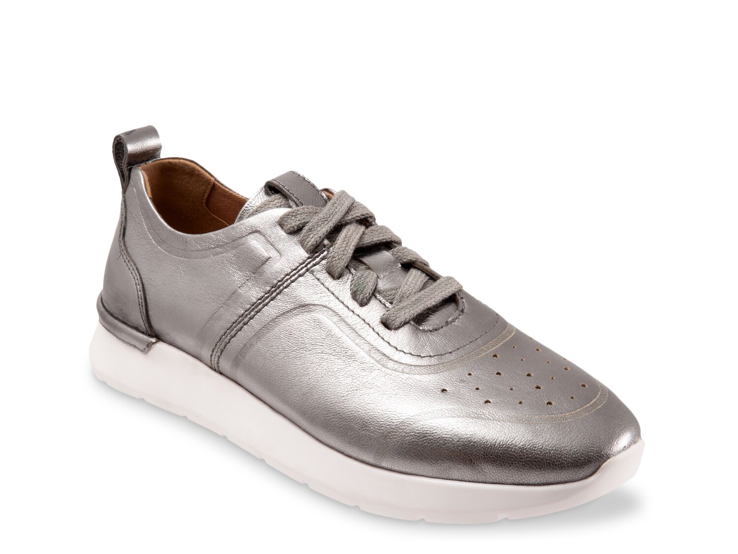 Кроссовки без шнуровки Stella Softwalk, серебряный металлик сандалии camano softwalk серебряный металлик