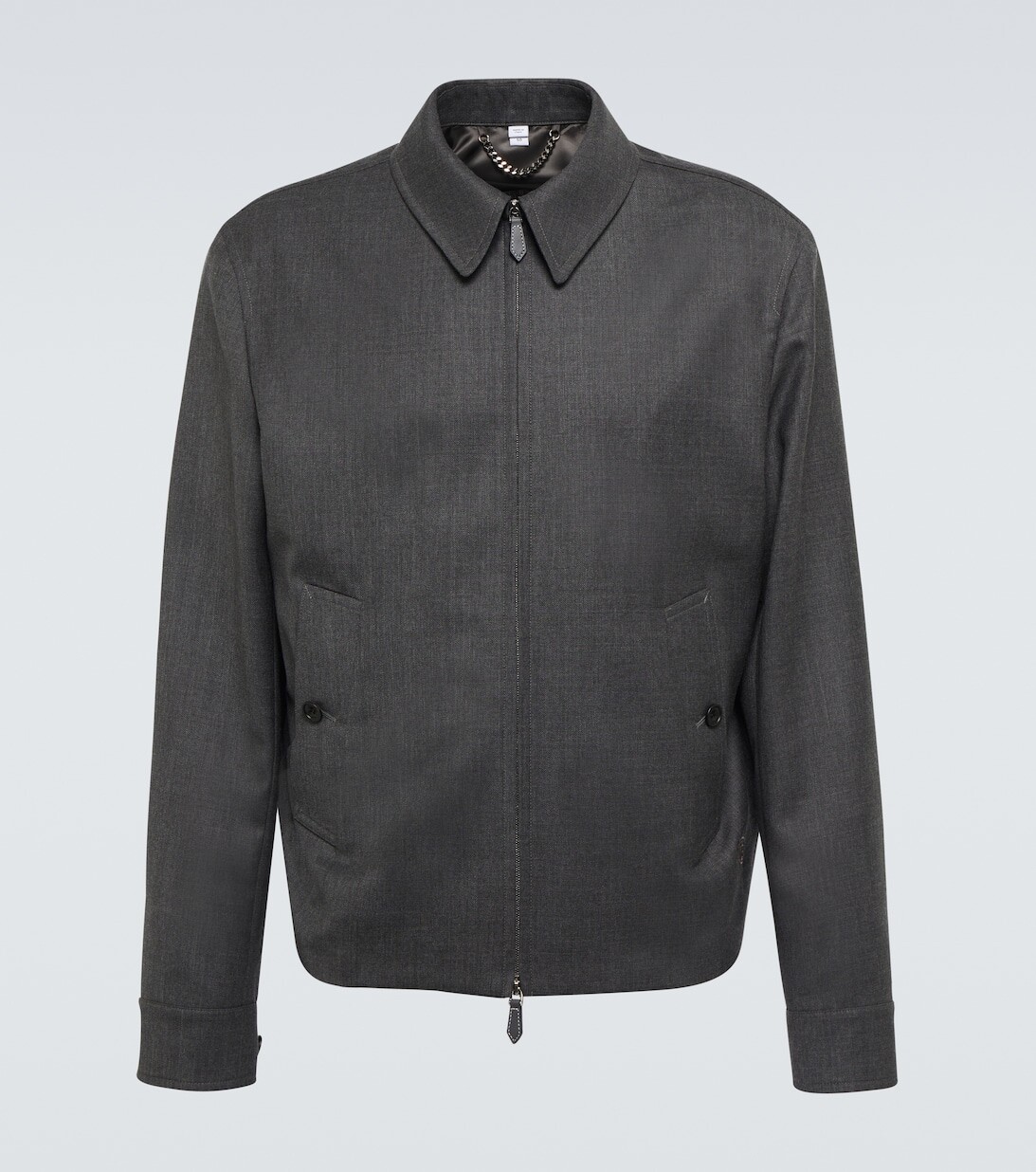 

Шерстяная куртка Burberry, серый