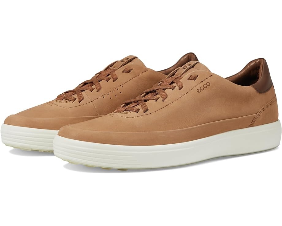 

Кроссовки ECCO Soft 7 Lace-Up Sneaker, цвет Whisky/Cocoa Brown