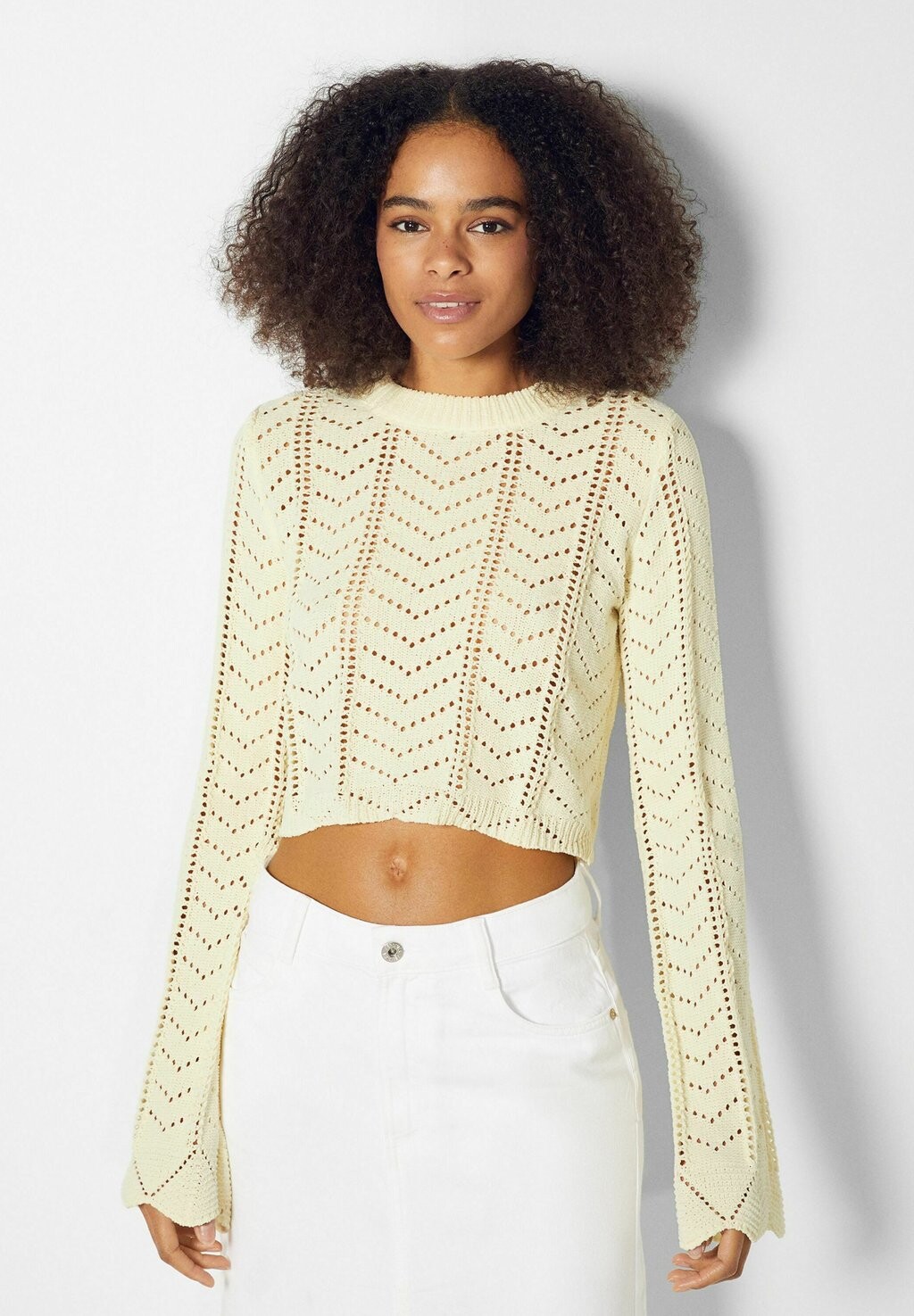 

Свитер Bershka, желтый