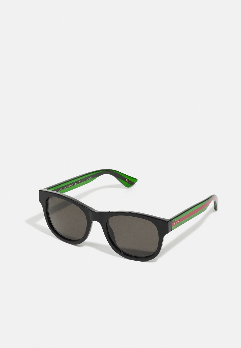 Солнцезащитные очки Gucci, черный/зеленый/серый солнцезащитные очки gucci черный зеленый серый