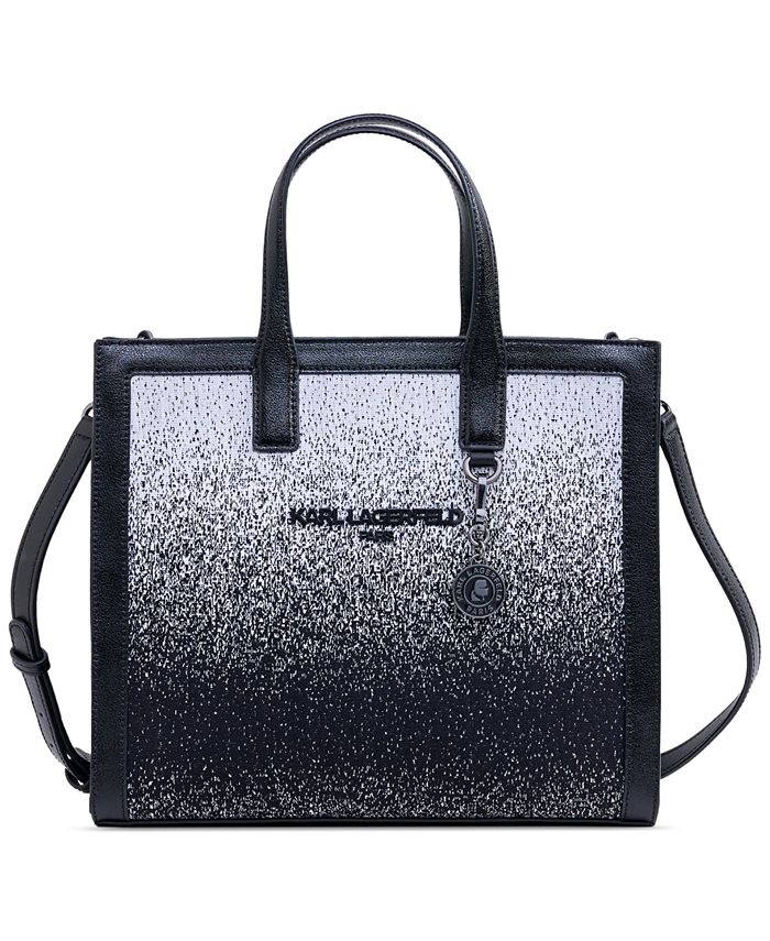 Средняя сумка-тоут в стиле модерн KARL LAGERFELD PARIS, черный
