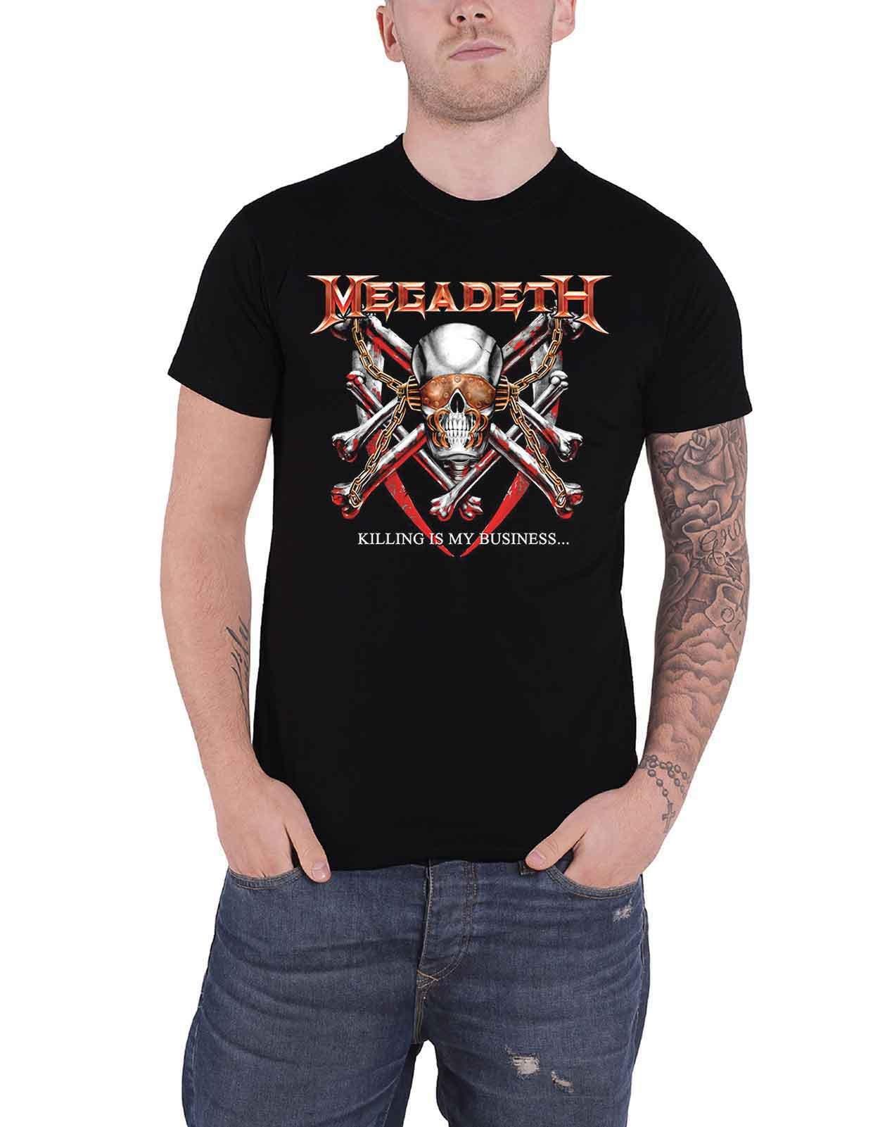Футболка «Убийство — мое дело» Megadeth, черный