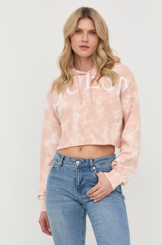 

Толстовка из хлопка Guess, оранжевый